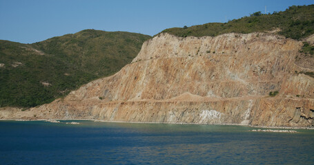 Sticker - Drone fly over Hong Kong Geopark