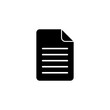 © Lunaraa - Document icon vector for web and mobile app. Paper sign and symbol. File Icon