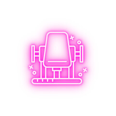 Sticker - Rounder machine industry neon icon