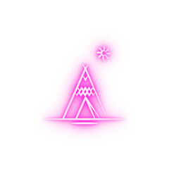 wigwam neon icon