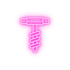 Sticker - gimlet tool neon icon