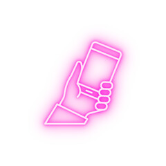 Sticker - Bingo game addictions neon icon