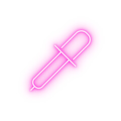 Sticker - pipette neon icon