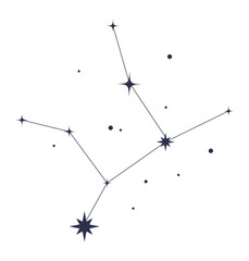 Wall Mural - virgo constellation astrological
