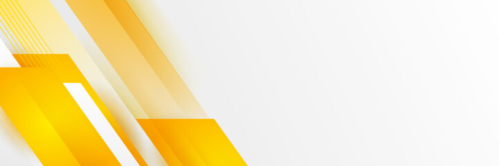 orange yellow white geometric shapes abstract background geometry shine and layer element vector for presentation design. Suit for business, corporate, institution, party, festive, seminar, and talks.