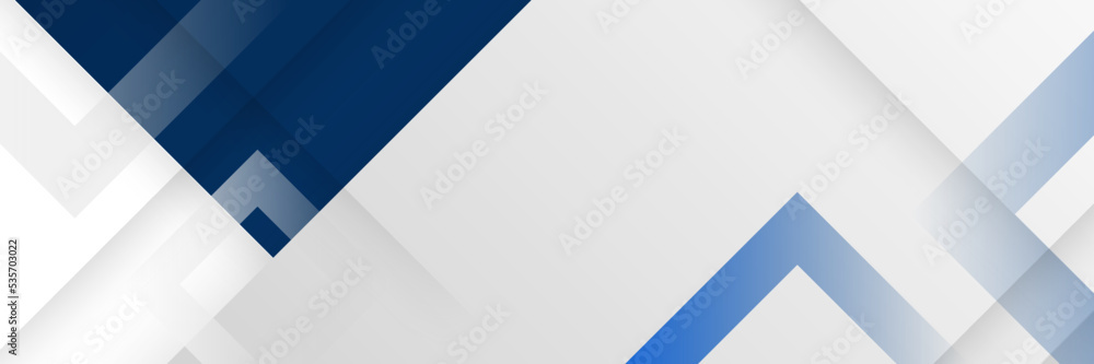 Abstract blue and white geometric shapes vector technology background ...