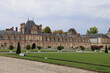 Le château de Fontainebleau, vu de l'extérieur, ville de Fontainebleau, département de Seine et Marne, France