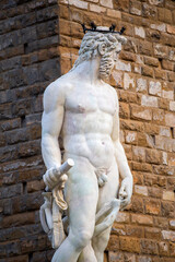 Beautiful statue in Florence, Italy