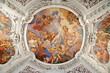 Deckenfresco Detail, Dom St. Stephan, auch Stephansdom, Passau, Niederbayern, Bayern