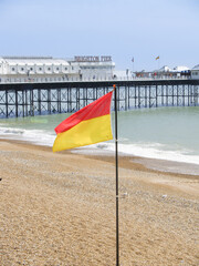 Canvas Print - Brighton Pier from beach