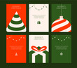 © coisarts - Minimalist Contemporary Christmas Cards Design Set