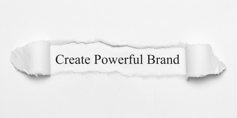 Sticker - Create Powerful Brand	