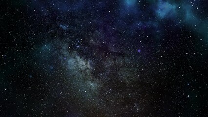 Wall Mural - deep space galaxy and stars 4k.