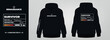 black hoodie, art design, tag