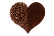 Coffee heart symbol