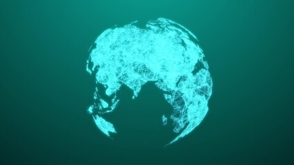 earth digital technology business technology concept