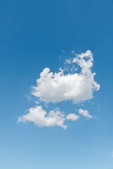 Wall Mural - beautiful blue sky with white clouds