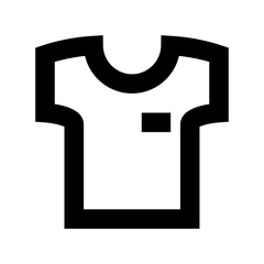 Canvas Print - T Shirt Vector Icon