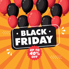 Poster - black friday postcard