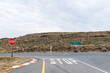 Junction on road N1 at Rchmond, Northern Cape Karoo