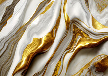 White Marble With White And Gold