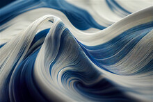 Swirling White And Blue Background