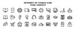 © Nira Studio - Icon design of Internet of things, pixel perfect with 30 icon collection for app mobile and web