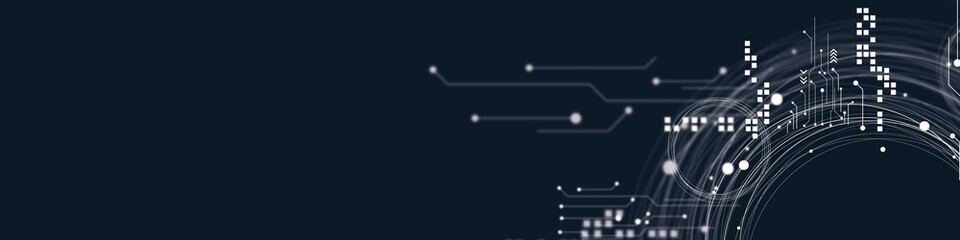 Abstract background of technology and science.