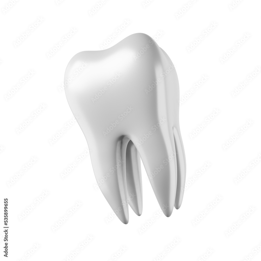 3d tooth isolated on transparent background. Render. 3d render. PNG ...