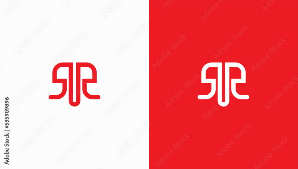 Double R Letter logo vector image Stock Vector | Adobe Stock