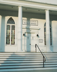 Sticker - Austerlitz Town Hall architecture, Austerlitz, New York