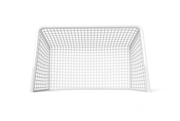 Canvas Print - Football Goalpost in 3d render realistic