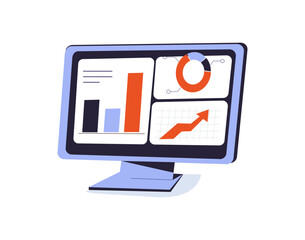 Wall Mural - seo optimization for marketing social media website on laptop concept. seo interface for website str