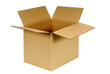 © david_franklin - Plain cardboard box open top isolated photo transparent background PNG file