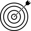 Target Dart Icon Vector Illustration - Vector.eps
