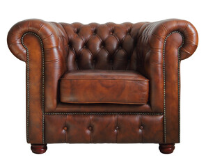 Classic leather armchair