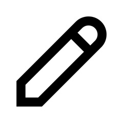 Sticker - Pencil Vector Icon