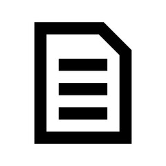 Poster - Document Vector Icon