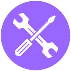 Wall Mural - Repair Service Icon Style