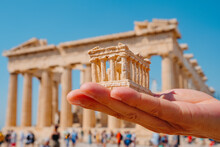 Holds A Replica Of The Parthenon, In Athens