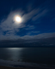 Wall Mural - moon over myrtle beach