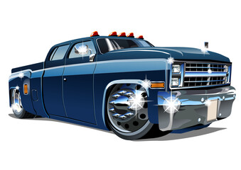 Wall Mural - Cartoon lowrider