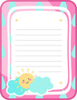 © Mykola Syvak - Notes list schedule planner. Vector illustration