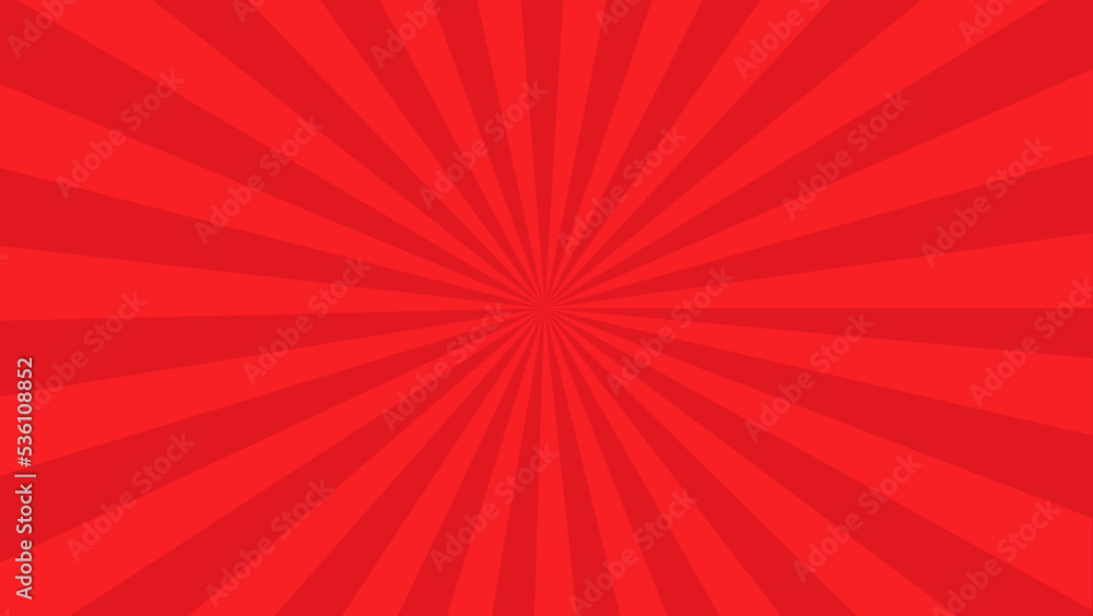 red sunburst background Stock Vector | Adobe Stock
