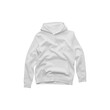 © MOKITUP - Heavyweight Wrinkled Unisex White Hoodie Front Mockup - Hooded Sweatshirt for Men & Women