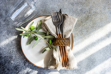 Rustic Summer Table Setting