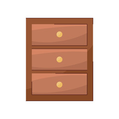 Poster - wooden drawer furniture