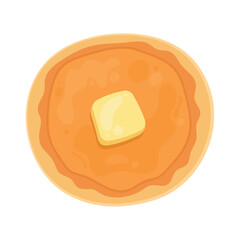 Sticker - pancake and butter