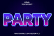 © Eric_studioart - party text effect in 3d style and editable