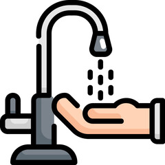 Wall Mural - faucet icon